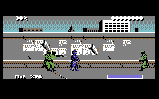 Ninja Warriors screenshot 3 for Commodore 64